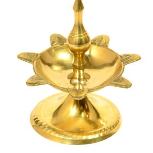 Brass Kerala Diya Oil Lamp