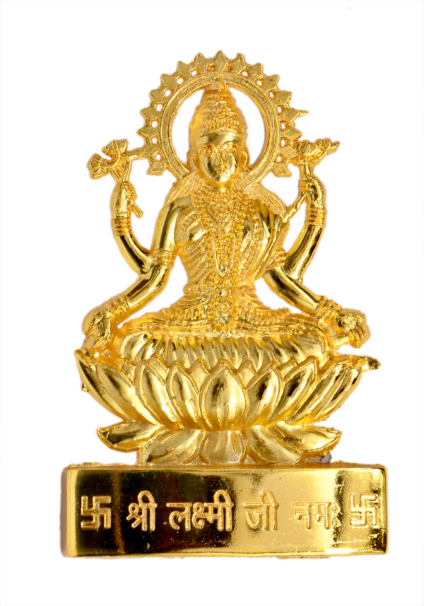 Laxmi Gold Plated Statue